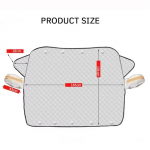 Magnetiline auto lumekaitse k&uuml;lmumiskaitse k&uuml;lmumiskaitse eesmine tuuleklaas p&auml;ikesevari paksendatud lumekaitsega automantel 1 tk 14.5cm length h&otilde;be