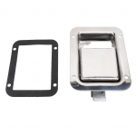 Veoauto t&ouml;&ouml;riistakasti riivi aerulukk roostevabast terasest 4,72x3,66 tolli haagise ukse riivi lukk haagissuvila jaoks