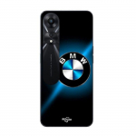 Coque pour Oppo A78 5G Logo BMW noir et bleu brillant Maniacase