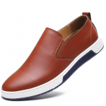 Nahast Meeste Vabaajajalatsid Laisad Slip-on Meeste Nahast Kingad Kvaliteetsed Hingavad Paelad Mehe Korterid Briti Herne Kingad Suurused 39-48 39