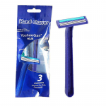 Meeste roostevabast terasest kolmekihilised &uuml;hekordsed pardlid &ndash; 3 pakk 1 pack of disposable blades