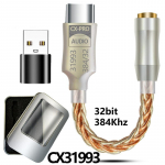 CX31993 97220 HiFi USB DAC Type C kuni 3,5 mm k&otilde;rvaklapiv&otilde;imendi CX31993 helidekooder AMP telefoniadapter digitaalne DAC Androidile CX31993