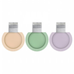 3 tk 60 ml/90 ml reisi silikoonpudeli komplekt Lotion Tooneri kreem&scaron;ampoon meigin&auml;idis T&uuml;hi s&auml;ilituspudel kaasaskantava konteineri t&ouml;&ouml;riist 60ml