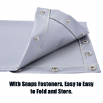 Fire Pit Mat Fireproof Stable Easy to Use Versatile BBQ Floor Protective Pad for