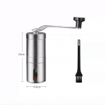 K&auml;sitsi kohviveski Kaasaskantav roostevabast terasest kohvioaveski keraamilise jahvatusmasinaga espresso reisimiseks