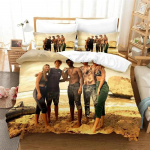 TV Outer Banks Voodipesukomplekt Poistele T&uuml;drukutele &Uuml;heinimesevoodi Kuningasuuruses Tekikott Padjap&uuml;&uuml;r Voodi Lastele T&auml;iskasvanutele Mood Kodutekstiil 70x133cm 2pcs