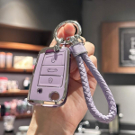 TPU v&otilde;tmehoidja kate koos v&otilde;tmehoidja kaelapaelaga VW Volkswagen Golf 7 MK7 Tiguan MK2 jaoks SEAT Ateca Leon FR 2 Ibiza jaoks Skoda Octavia jaoks lilla