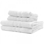2 Serviettes de bain TODAY 50x90 + 2 Draps de bain 70x130 cm 100% Coton - Craie