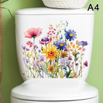 Erinevad rohelised taimed Lilled Seinakleebis Vannitoa WC Dekoratsioon Kleebised Elutoa Kapp Kodukaunistus Isekleepuv seinamaaling