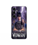 Coque - Maniacase - Samsung Galaxy S25 Plus - Silicone - Noir - Mercredi Adams must