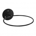 Seinale paigaldatav korvpallihoidja rauast pallide v&auml;ljapaneku hoiuriiul sporditarvikute organiseerija korvpalli jalgpalli v&otilde;rkpalli jalgpalli ragbi jaoks must