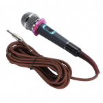 Juhtmega k&auml;eshoitav mikrofon Selge heliga tsingisulamist d&uuml;naamiline liikuv spiraalmikrofon kodulaval kasutamiseks sinine