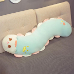 Armas Caterpillari pl&uuml;&uuml;sist m&auml;ngupadi, pikk padi kaltsunukk, kes magab voodil, &uuml;lipehme nukk 65Cm (non-removable and washable)