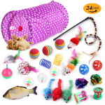 Piiri&uuml;lene kassim&auml;nguasjade komplekt: Interaktiivne teaser, pehme hiir ja helim&auml;nguasjad Accessories Color Random