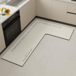 Premium L-kujulised k&ouml;&ouml;gimatid: mustust h&uuml;lgav, kergesti hooldatav, imav, kiiresti kuivav diatomiit savi majapidamiskasutuseks. 100*100cm