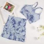 Lipsuv&auml;rvi joogakomplekt Naiste k&otilde;rge v&ouml;&ouml;kohaga joogap&uuml;ksid &Otilde;mblusteta treeningu s&auml;&auml;rised &Otilde;mblusteta spordi&uuml;likond Jalgrattas&otilde;it Jooksurinnahoidja Spordidress Elastne Treeningriietus L