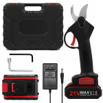 21 V kaasaskantavad juhtmeta elektrilised oksak&auml;&auml;rid koos kandekotiga, laetav 1200 mAh liitium UK Plug 1 Battery must