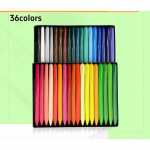 6/12/24/36 V&auml;rvid ei m&auml;&auml;rdu k&auml;si Plastikust v&auml;rvipliiats Kustutavad maalimisvahendid Kolmnurksed laste vahapliiats Graffiti &otilde;lipulk 36 Colors