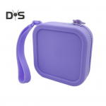 M&uuml;ntide rahakott m&uuml;ntide jaoks K&otilde;rvaklapid Dokumendid Silikoon Kerge ja sile t&otilde;mblukuga v&otilde;tmehoidja r&otilde;ngahoidja Kaasaskantav kott igap&auml;evaseks poesk&auml;imiseks t&ouml;&ouml;le s&otilde;itmiseks must