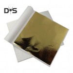 100 lehte imitatsioon kullast foolium Metallik foolium ruudud killusulamist foolium kullamiseks, k&uuml;&uuml;nte kaunistamiseks isetegemise teel vaigust k&uuml;&uuml;nal krohv k&auml;sit&ouml;&ouml;