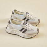 Naiste suvised hingavad v&otilde;rktossud Mugavad n&ouml;&ouml;riga jooksujalatsid PU-nahast paksu platvormiga k&otilde;ndimisjalatsid libisemiskindlad tennised naistele 35