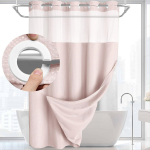 Kahekihiline konksuvaba du&scaron;ikardina komplekt koos eemaldatava valge vahvlivoodriga 183CM*190CM