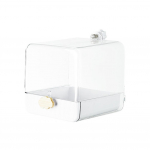 Selge lindude suplusbassein Kaasaskantav du&scaron;&scaron; Enamiku lindude puuridele, Rippuv s&ouml;&ouml;gikauss Lindude supluskarp Papagoi lindude suplemisvann Roselladele Papagoid M valge