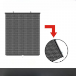 Imetassidega paigaldatavad pimendavad rulood k&ouml;&ouml;ki - UV-kaitse ja valguse blokeerimine 40cm x 125cm h&otilde;be