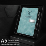 Luksuslik A5/B5 kunstnahast m&auml;rkmik kohandatud logoga