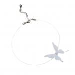 Liblikas choker kaelakee boho n&auml;htamatu kett liblikas haldjas choker l&auml;bipaistev tamiil kaelakee naistele must