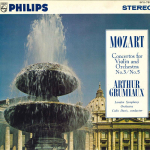 LP Arthur Grumiaux Londoni S&uuml;mfooniaorkester Mozart Viiulikontserdid nr. 3 K. 2 SFX7519 PHILIPS Jaapan Klassikaline Kasutatud