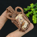 Wild Horse Handmade Copper Wire Wrap Jewelry Pendant 2 y4h99