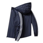 Meeste Korea stiilis &otilde;huke kapuutsiga jakk - kevad-s&uuml;gis spordi vabaaja mantel paaridele 6XL