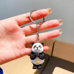 Koomiksipanda v&otilde;tmehoidja ripats Armas panda ripats v&otilde;tmehoidja Peen mitmek&uuml;lgne seljakoti kaunistus aksessuaarid kingitused