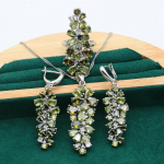 Ehted Euroopa ja N Antiallergilised Tsirkoon Kaelakee K&otilde;rvar&otilde;ngad Ehtekomplekt size 10