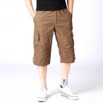 Suvised meeste vabaaja puuvillased l&uuml;hikesed p&uuml;ksid Kombinesoonid, pikad, mitme taskuga p&uuml;ksid Capri p&uuml;ksid meeste taktikalised l&uuml;hikesed M-5XL XXXL kohv