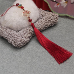 J&auml;&auml;niidi ventilaatori rippuv tutt Antiikne Hanfu kaunistus Tutt Cheongsami pressitud plekist etnilises stiilis kodukaunistus