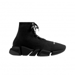 Balenciaga Speed 2.0 Paeladega Taaskasutatud Kootud Tennised Must EU 39