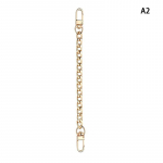 Ketikoti rihma tarvikud 20 cm pikenduskett kott metallist kett &uuml;hev&auml;rviline isetehtud kett Vastupidav kuld h&otilde;bedane mustad v&ouml;&ouml;d kuld