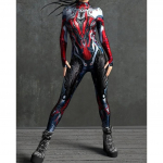 3D digitaaltr&uuml;kk Lavakost&uuml;&uuml;mid T&auml;iskasvanutele Halloweeni &Uuml;ritused Karnevali Teemapidu Cosplay Riietus M&auml;ngimine Jumpsuit Adults S