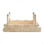 Guinea Pig Bridge Chinchilla Toys Wood Easy to Install Corridor Bunny Tunnel for Mice Hamster A