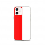Coque pour iPhone - PIXELFORMA - iPhone 12 - Drapeau de l'Indon&eacute;sie - Silikoonist supp - Design l&eacute;ger