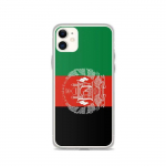 Coque iPhone &ndash; Afganistan &ndash; Drapeau &ndash; Supp &ndash; Mitmev&auml;rviline &ndash; &Uuml;hilduv iPhone 11