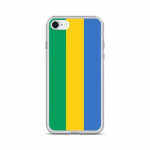 Coque iPhone 6 Plus - PIXELFORMA - Drapeau du Gabon - Silikoonist supp - Kaitse t&auml;ielik