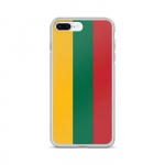 Coque iPhone &ndash; iPhone 8 Plus &ndash; Drapeau Lituanie &ndash; Souple &ndash; Mitmev&auml;rviline &ndash; Vertikaalne