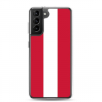 Coque T&eacute;l&eacute;phone &ndash; Samsung &ndash; Galaxy S21 Ultra &ndash; Drapeau de l'Autriche &ndash; Supp &ndash; Mitmev&auml;rviline