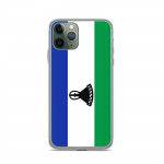 Coque iPhone &ndash; Lesotho &ndash; Drapeau &ndash; Souple &ndash; Mitmev&auml;rviline &ndash; &Uuml;hilduv iPhone 11 Pro