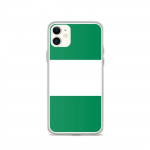 Coque pour iPhone - Drapeau du Nigeria - iPhone 11 - Silikoonist supp - Design l&eacute;ger - Vert