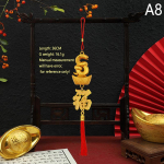 1 tk 2025. aasta mao kullatud plastist sodiaagist mao ripats Lucky maskott uusaasta kodus auto rippuvad kaunistused