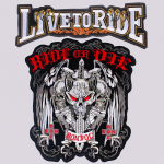 Skull Motorcycle Biker Patch Suur tikandiplaaster Triikraud peal plaastrid riiete jaoks Selg Tikitud plaastrid riietel Joped DIY